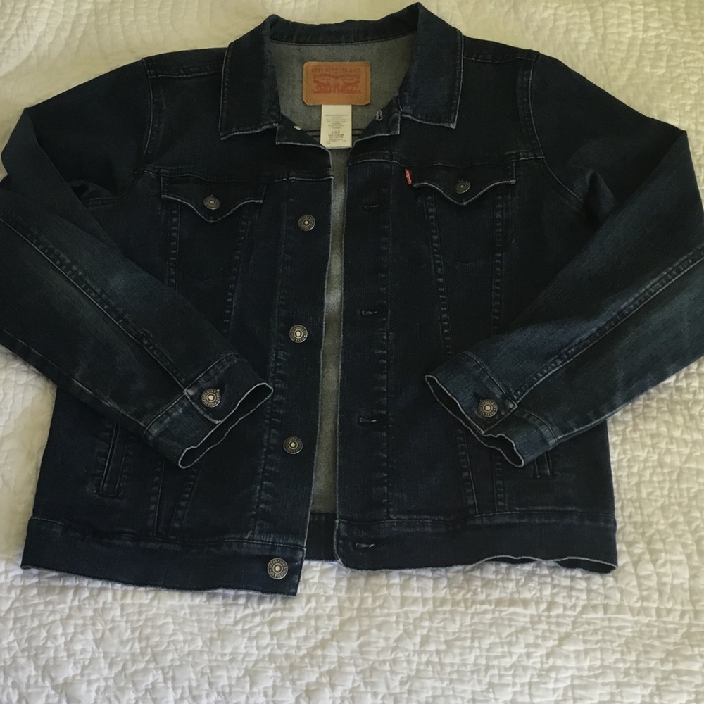 Levi's Youth Dark Indigo Denim Jacket